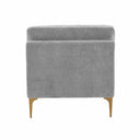Serena Performance Velvet Modular Armless Chair