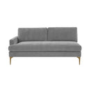Serena 68" Performance Velvet Modular Loveseat
