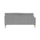 Serena 68" Performance Velvet Modular Loveseat