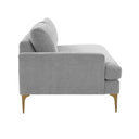 Serena 68" Performance Velvet Modular Loveseat