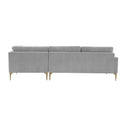Serena 3-Piece Performance Velvet Chaise Sectional
