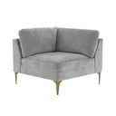 Serena Performance Velvet Modular Corner Seat