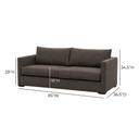 Portsmouth 85" Sofa by TOV Furniture, view 6