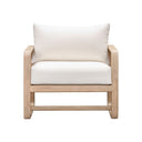 Palata Cream Performance Fabric Outdoor Accent Chair