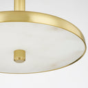 Aged Brass Reynolds Pendant 19.75" by Hudson Valley, view 2