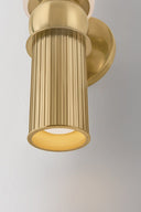 Vintage Brass Ronda Wall Sconce 4.75" by Corbett Lighting, view 4