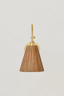 Aged Brass Ruthin Wall Sconce 7.75" by Hudson Valley, view 2