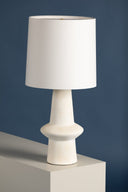 Ceramic Pale Flax Ramapo Table Lamp 15" by Hudson Valley, view 5