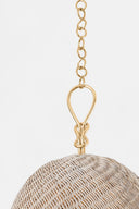 Gold Leaf Reina Pendant 14" by Hudson Valley, view 4