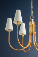 Aged Brass Ripley Chandelier 31.75" by Hudson Valley, view 2
