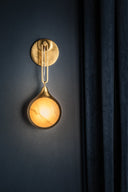Vintage Gold Leaf Riviere Wall Sconce 6" by Corbett Lighting, view 4