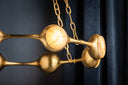 Vintage Gold Leaf Riviere Chandelier 40" by Corbett Lighting