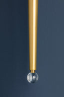 Aged Brass Rockland Wall Sconce 5.25" by Hudson Valley, view 7