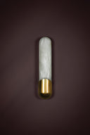 Vintage Brass Rome Wall Sconce 4.25" x 19.25" by Corbett Lighting, view 5