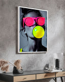 Bubble Woman - Framed Acrylic Sculpture - Set