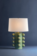 Ceramic Moss Crackle Roselle Table Lamp 17.25" by Hudson Valley, view 2