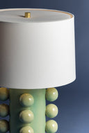Ceramic Moss Crackle Roselle Table Lamp 17.25" by Hudson Valley, view 4