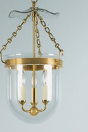 Aged Brass Rousham Lantern 12.75" by Hudson Valley, view 3