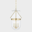 Aged Brass Rousham Lantern 12.75" by Hudson Valley, view 4