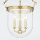 Aged Brass Rousham Lantern 12.75" by Hudson Valley, view 6