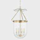 Aged Brass Rousham Lantern 15.75" by Hudson Valley, view 2