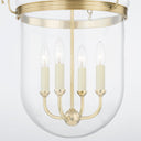Aged Brass Rousham Lantern 15.75" by Hudson Valley, view 3