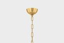 Vintage Brass Samos Pendant 20.5" by Corbett Lighting, view 3