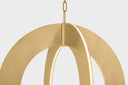 Vintage Brass Samos Chandelier 29.75" by Corbett Lighting, view 2