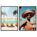 Yellow Spring Lounging - 2 Piece Set