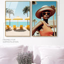 Yellow Spring Lounging - 2 Piece Set