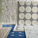 Small Squares Hand-Knotted Rug