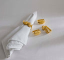 Brass Muse Napkin Rings