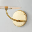 Aged Brass Stacey Wall Sconce 8.25" by Hudson Valley, view 4