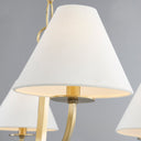 Aged Brass Stacey Chandelier 40.25" by Hudson Valley, view 3
