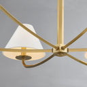 Aged Brass Stacey Chandelier 40.25" by Hudson Valley, view 2