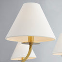 Aged Brass Stacey Chandelier 52.25" by Hudson Valley, view 5