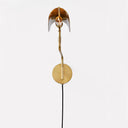 Aged Brass Suffield Plug-In Sconce 4.75" by Hudson Valley, view 3