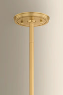 Aged Brass Sunside Pendant 18" by Hudson Valley, view 7