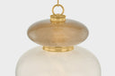 Vintage Brass Syros Pendant 13.75" by Corbett Lighting