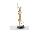 SZ0238 Modern Bronze Acrobats-Poles Sculpture