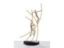 SZ0238 Modern Bronze Acrobats-Poles Sculpture