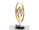 SZ0240 Modern Bronze Acrobats-Rings Sculpture