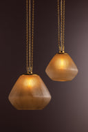Vintage Brass Saint Tropez Pendant 14" by Corbett Lighting, view 4
