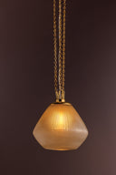 Vintage Brass Saint Tropez Pendant 14" by Corbett Lighting