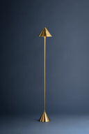 Aged Brass Salma Rechargeable Floor Lamp 7.75" by Hudson Valley, view 3