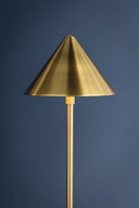 Aged Brass Salma Rechargeable Floor Lamp 7.75" by Hudson Valley, view 2