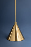 Aged Brass Salma Rechargeable Floor Lamp 7.75" by Hudson Valley, view 4