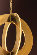 Vintage Brass Samos Pendant 20.5" by Corbett Lighting, view 5