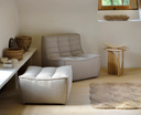 N701 Tufted Armless Chair