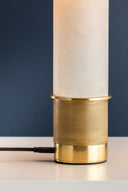 Aged Brass Sefton Rechargeable Table Lamp 6.25" by Hudson Valley, view 4